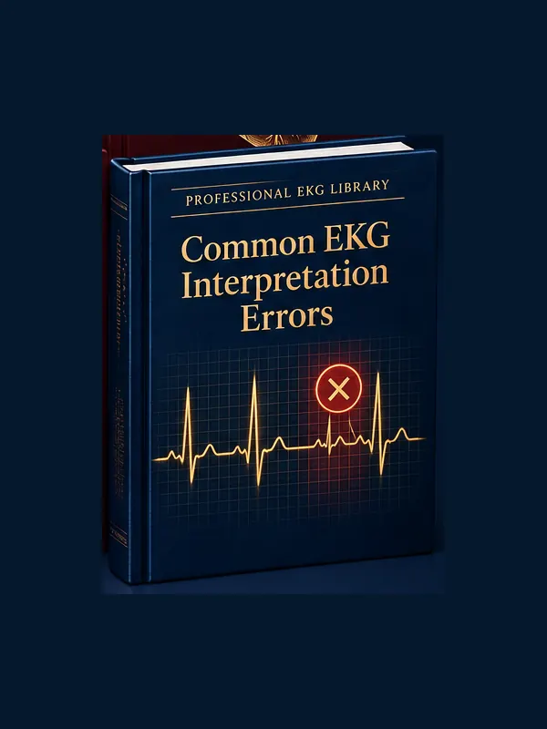 Common EKG Interpretation Errors ebook cover