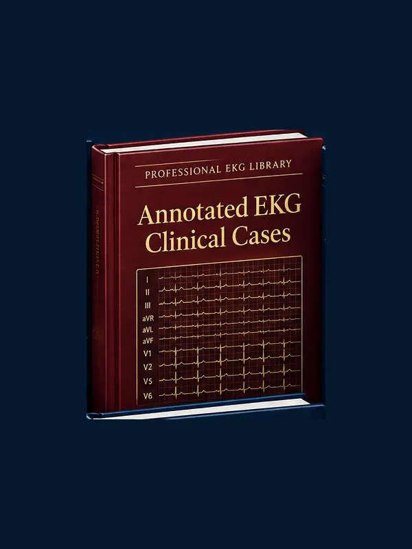 Annotated EKG Clinical Cases ebook cover